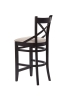 Стул барный "Hugo" венге, бежевый