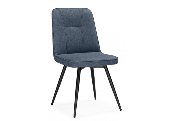 Стул на металлокаркасе Texas 3 поворотный синий, черный