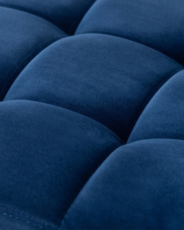 Набор 2 шт Стул барный DOMINIC, синий велюр (MJ9-117)