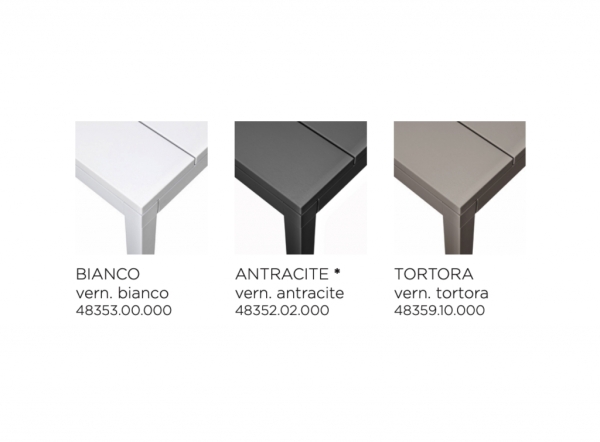 Стол пластиковый раздвижной Rio 140 Extensibile антрацит