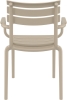 Кресло пластиковое Siesta Contract Paris бежевый