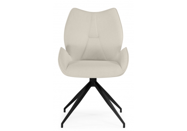 Стул на металлокаркасе Miranda 360 крутящийся бежевый, черный
