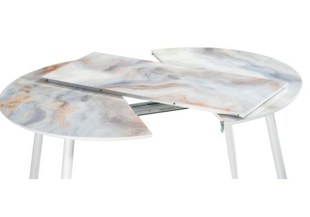 Стол Кловис кианит, белый