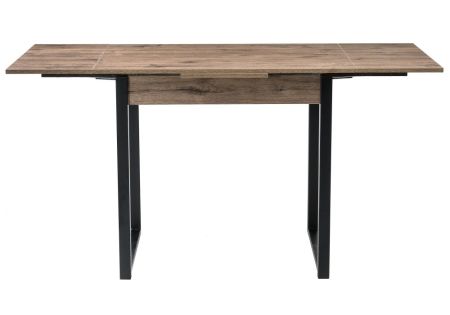 Стол деревянный Форли дуб велингтон, черный матовый