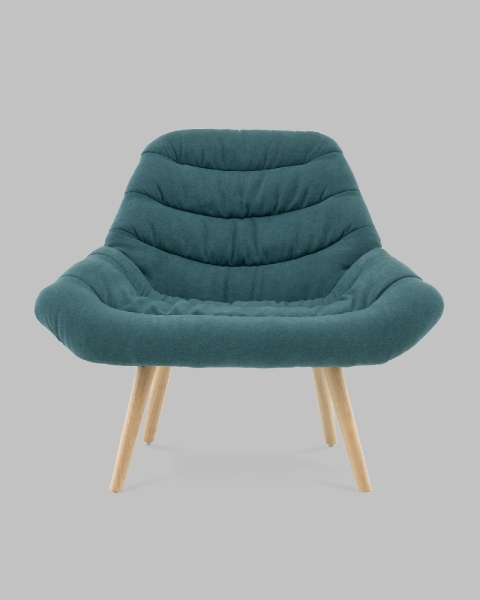 Кресло Олби Страйпс темно-бирюзовый