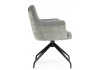 Стул на металлокаркасе Kaser 360 крутящийся серый, черный