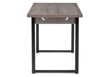 Стол деревянный Форли 110(170)х67х77 рошелье, черный матовый