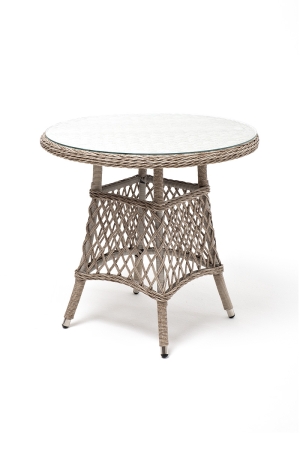 "Эспрессо–80 R" обеденная группа плетеная, цвет бежевый