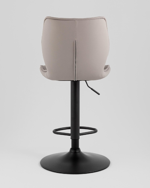 Стул барный Dome экокожа серый 2 шт.