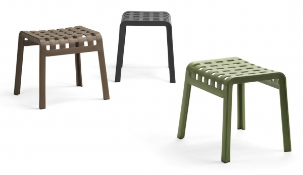 Табурет пластиковый Poggio табак