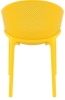 Кресло пластиковое Sky желтое