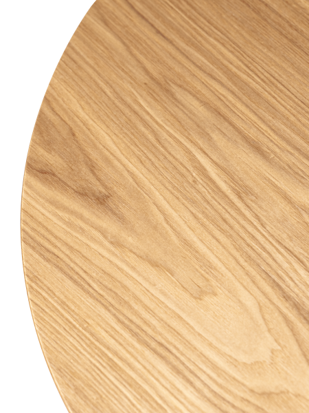 Барный стол Tulip style черный каркас столешница бук