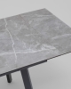Стол Тайл 140-200/85/75 столешница керамика Larka Grey