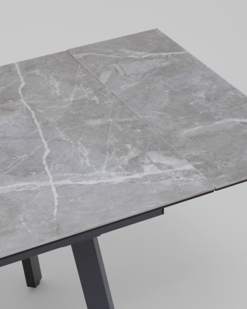 Стол Тайл 140-200/85/75 столешница керамика Larka Grey