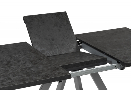 Стол деревянный Райн 32 116(160)x77 раздвижной малави, серый