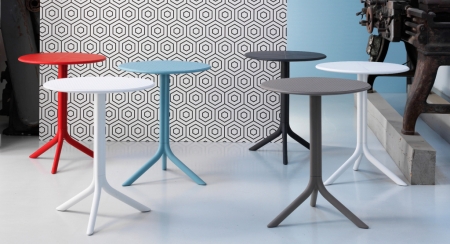 Стол пластиковый обеденный Step + Step Mini красный