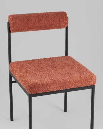 Стул обеденный Балла букле коралловый