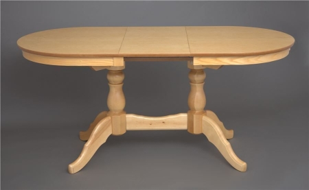 Раздвижной стол Овальный 130 светлый тон