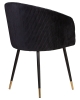 Стул обеденный MARY черный велюр 1922-21