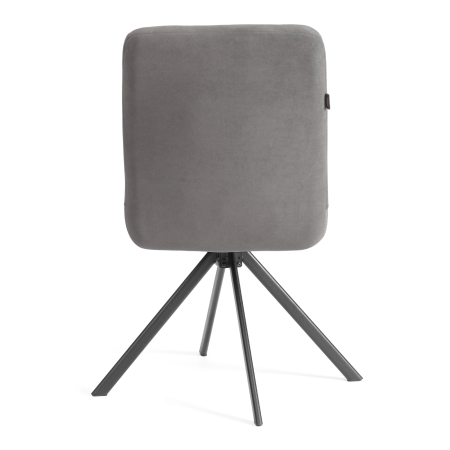 Стул обеденный Medeo серый велюр