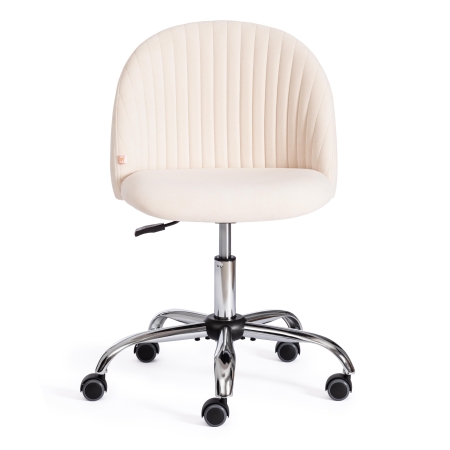 Кресло MELODY флок, молочный