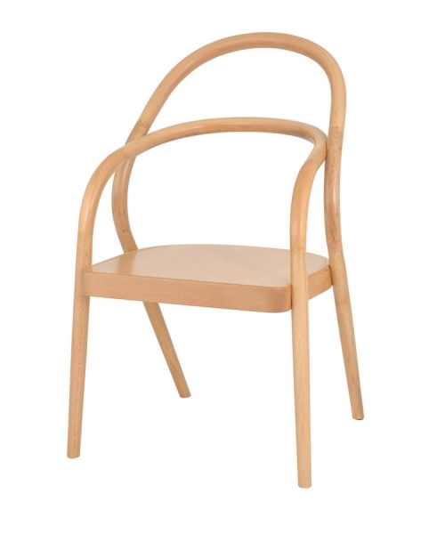 Полукресло венское Orion натуральный, жесткое сиденье