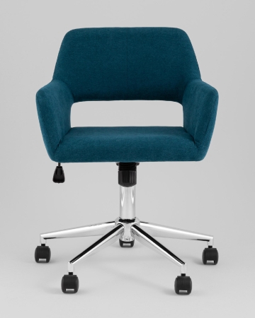 Стул офисный ROSS рогожка синий