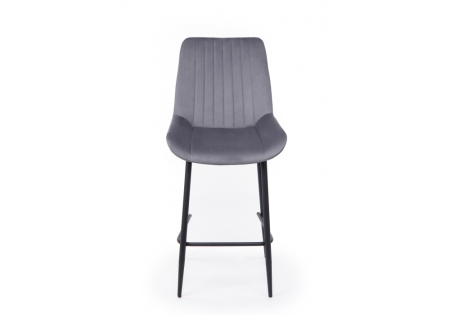 Барный стул Седа темно-серый (zd 995), черный