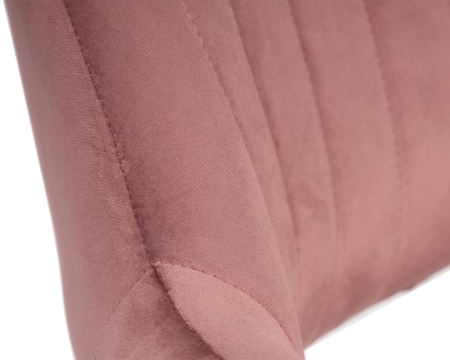 Набор 2 шт Стул барный CHARLY GOLD, розовый велюр (MJ9-32)