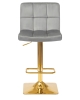 Набор 2 шт Стул барный GOLDIE, серый велюр (MJ9-75)