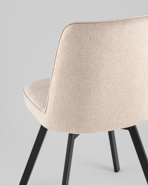 Стул Pleid вращающийся кремовый