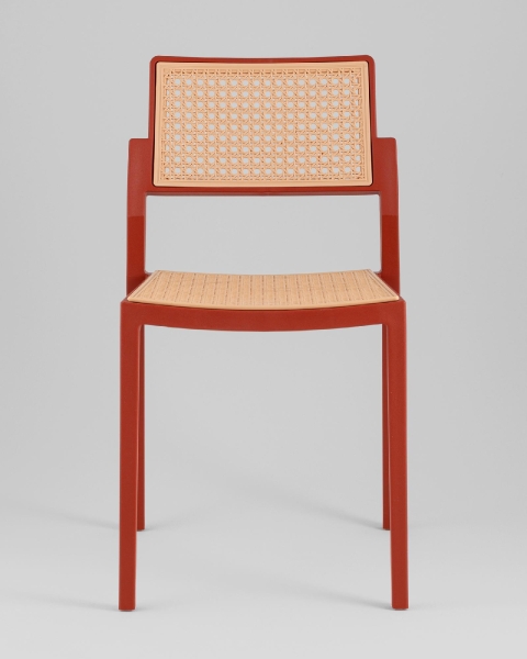 Стул пластиковый Milto красный