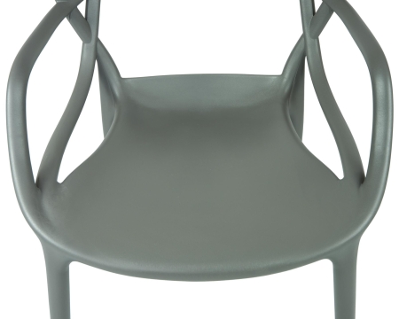 Набор 4 шт Стул обеденный MASTERS, темно-серый (GR-04)