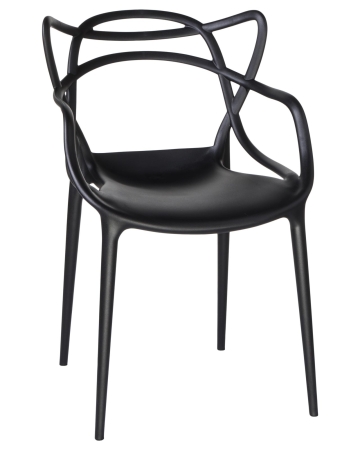 Набор 4 шт Стул обеденный MASTERS, черный (B-03)