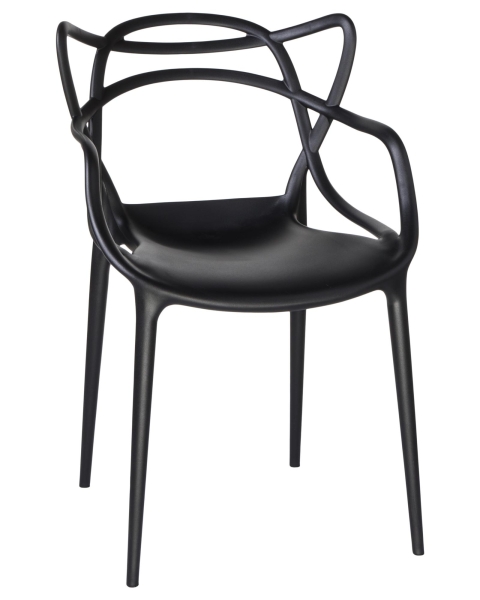 Набор 4 шт Стул обеденный MASTERS, черный (B-03)