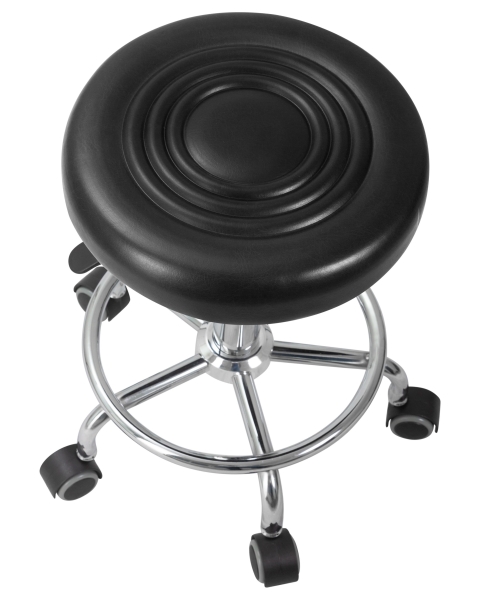 Табурет мастера BILLY черный, хромированный