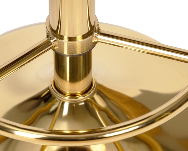 Набор 2 шт Табурет барный BRUNO GOLD, пудрово-розовый велюр (MJ9-32)