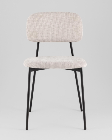 Стул Chao светло-серый черные ножки 4 шт.