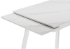 Керамический стол Норман 140(200)х80 белый мрамор alpin white, snow white, белый