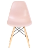 Стул обеденный DSW ножки светлый бук, светло-розовый PK-02