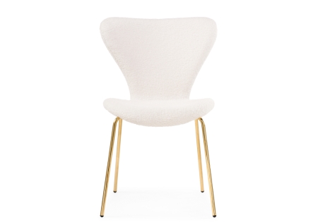 Стул Solo white, gold