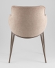 Стул Твигги шенилл бежевый с бежево-серым каркасом