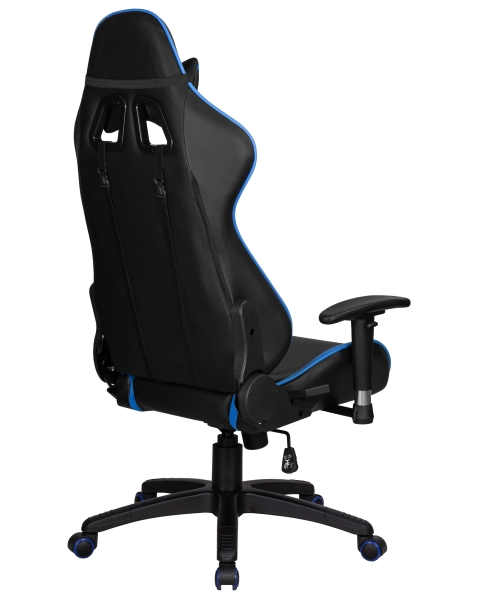 Кресло игровое BRIAN черно-синяя экокожа