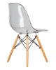 Набор 4 шт Стул обеденный DSW CASPER, ножки светлый бук прозрачный