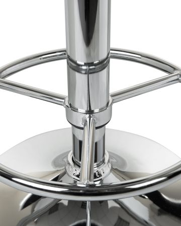 Табурет барный BRUNO черно-белый