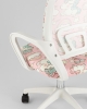 Кресло офисное TopChairs Simple SN Junior принт Unicorns пластик белый