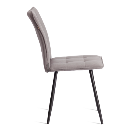 Стул обеденный Bari серый велюр