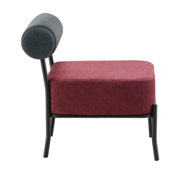 Кресло Ponpoun темно-серый бордо