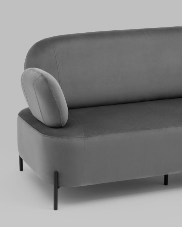 Диван Кэнди велюр серый