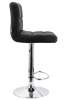 Барный стул Asti экокожа черный
